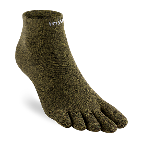 Injinji Liner Lightweight Mini-Crew — Pine