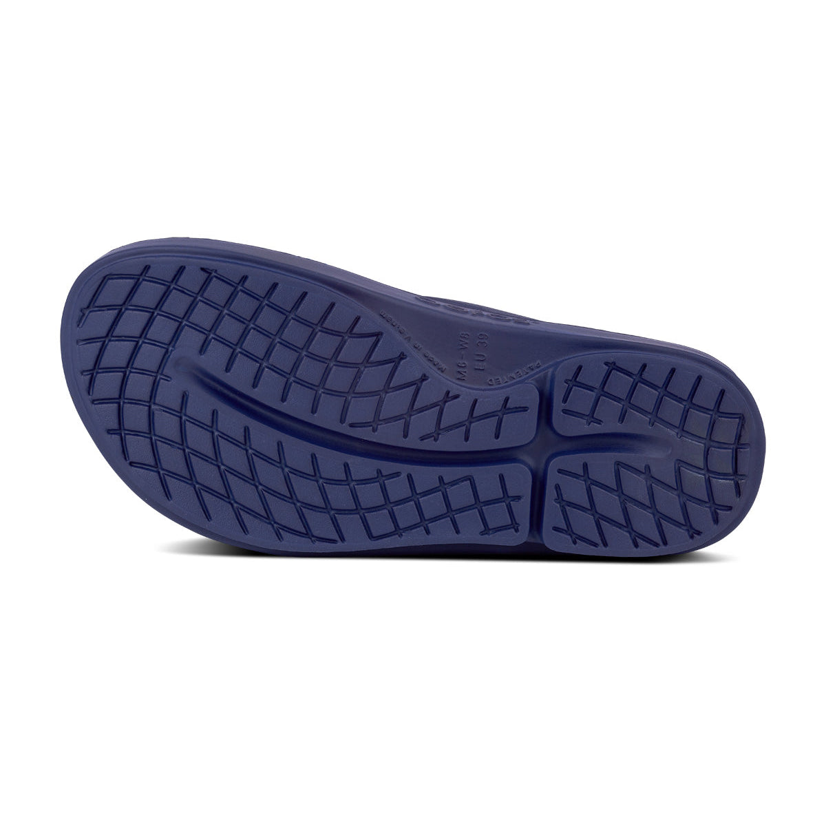 OOFOS OOriginal Jandal — Navy, sole view #Colour_Navy