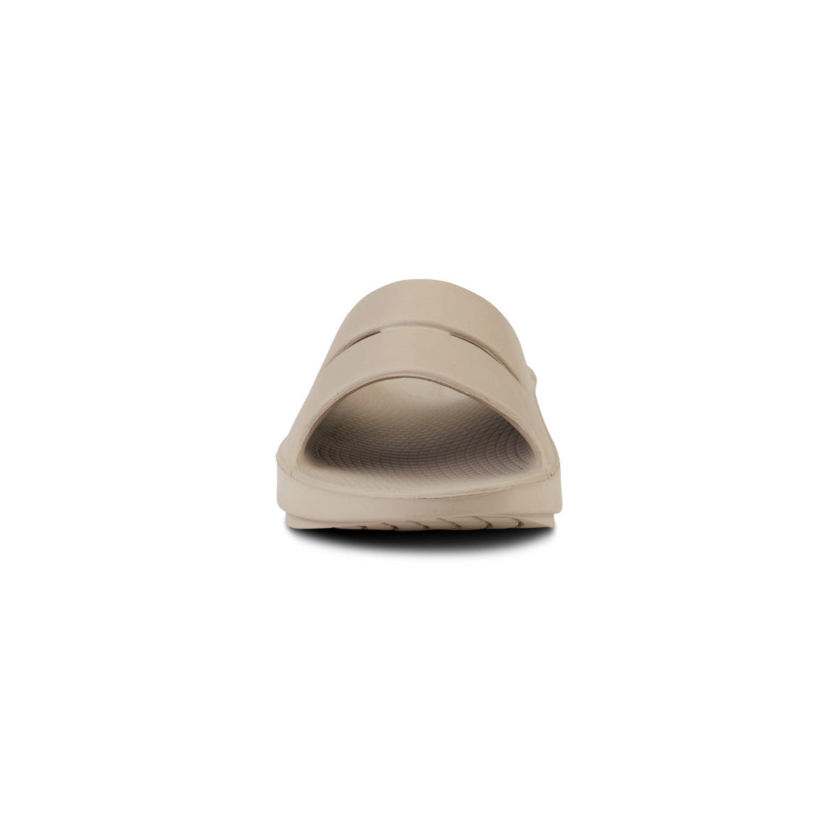 OOFOS OOahh Slide — Nomad, front view #Colour_Nomad