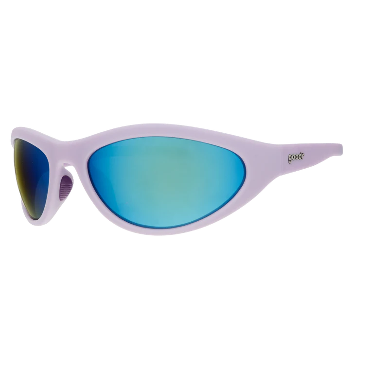 goodr Bug G — In My Periwinkle Prime, side view