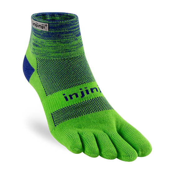 Injinji TRAIL Midweight Mini-Crew Running Socks — Canopy