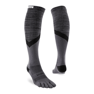 Injinji TRAIL Midweight Over-the-Calf CoolMax — Granite