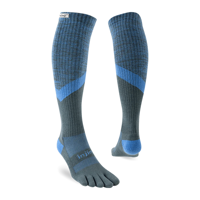 Injinji TRAIL Midweight Over-the-Calf CoolMax — Storm