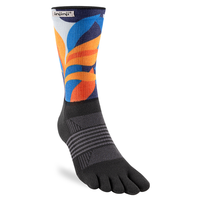 Injinji Spectrum Trail Women's Midweight Crew — Botanic