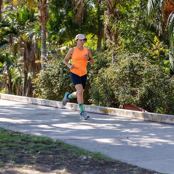 Injinji Spectrum Trail Women's Midweight Crew — Jungle