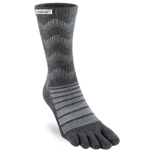 Injinji OUTDOOR Midweight Crew Wool — Slate