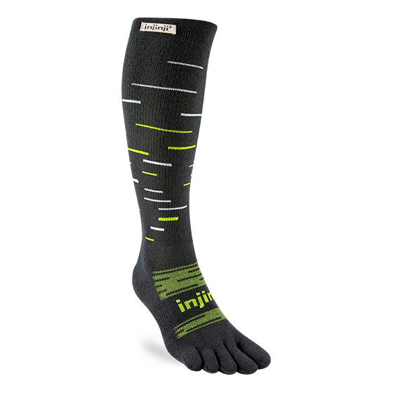 Injinji Snow Midweight Over the Calf — Shadow