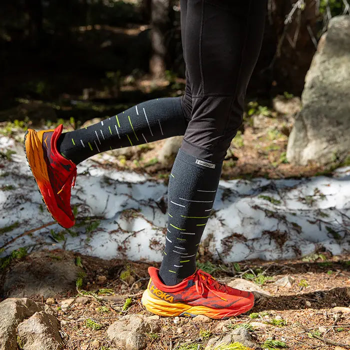 Injinji Snow Midweight Over the Calf — Shadow