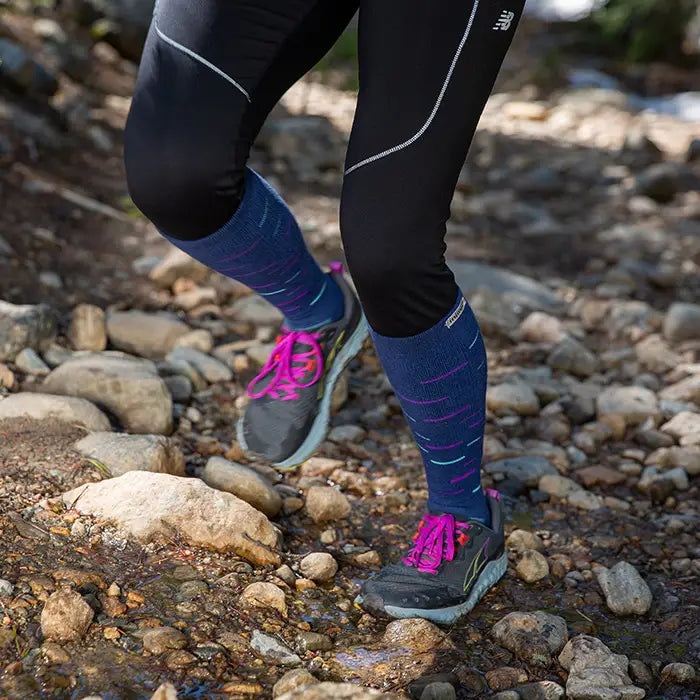 Injinji Snow Midweight Over the Calf — Twilight