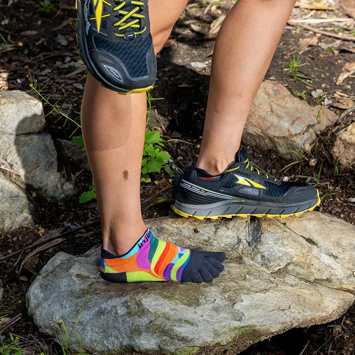 Injinji Spectrum Women's Run Lightweight No-Show — Verdure