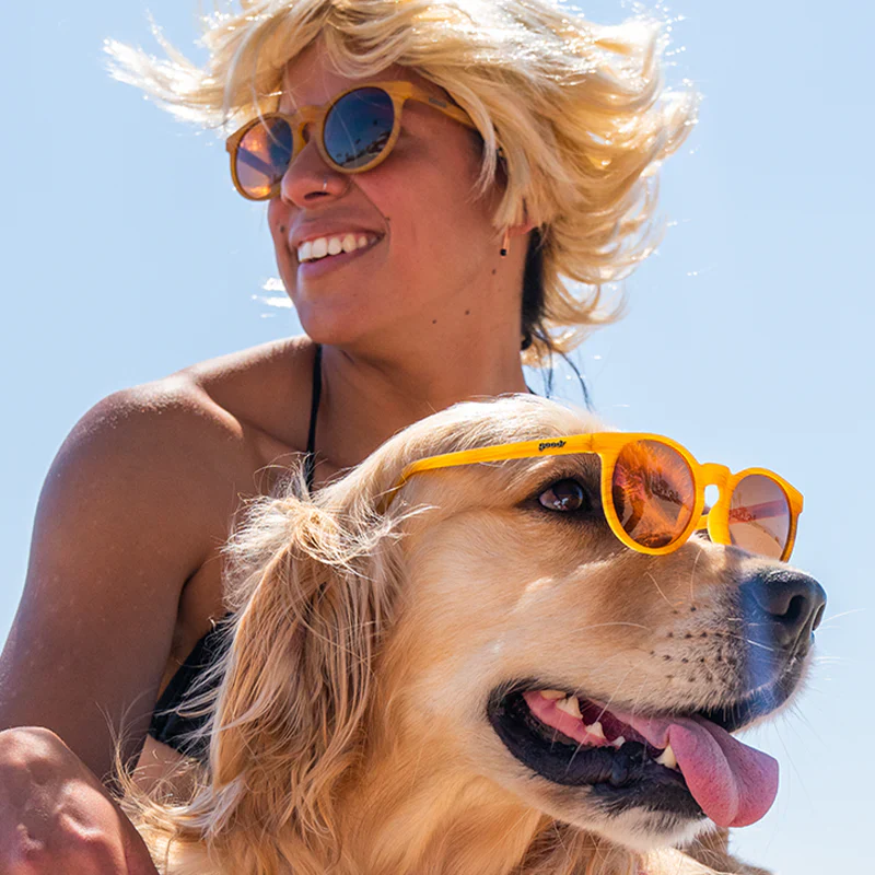 goodr Circle G Bodhi's Ultimate Ride sunglasses — lifestyle view