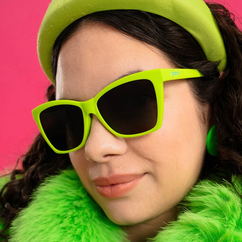 goodr Pop G Born To Be Envied sunglasses — lifestyle view
