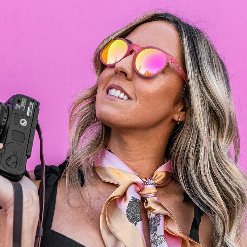 goodr Circle G Influencers Pay Double sunglasses — lifestyle view