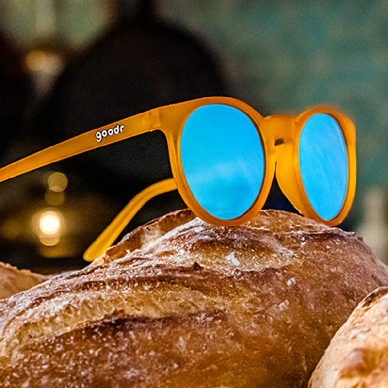 goodr Circle G Freshly Baked Man Buns sunglasses — packaging
