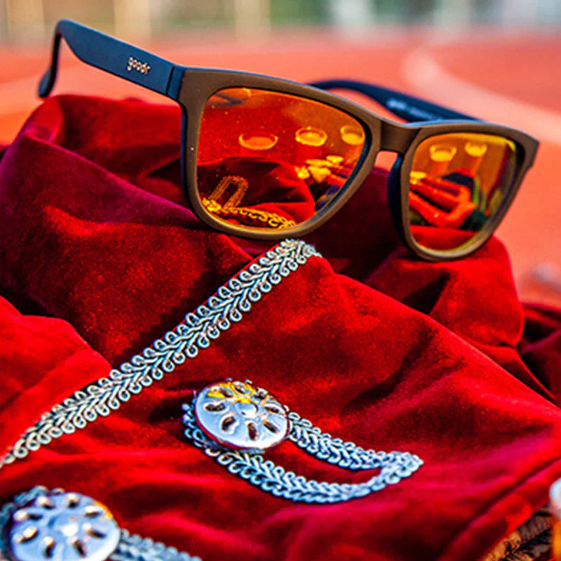 goodr OG Whiskey Shots With Satan sunglasses — packaging