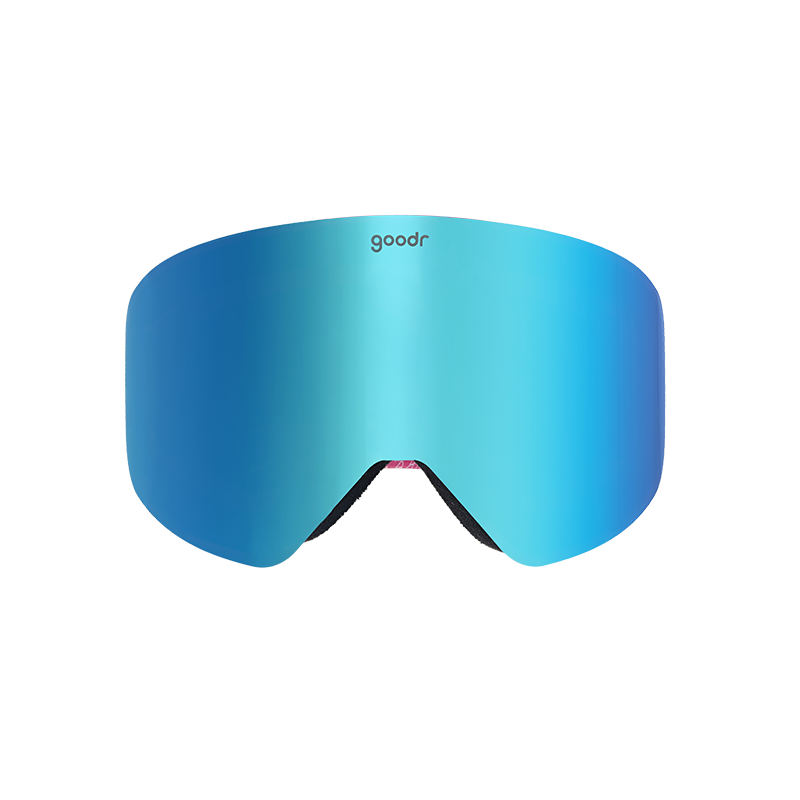 goodr Snow G goggles, Bunny Slope Dropout, pink