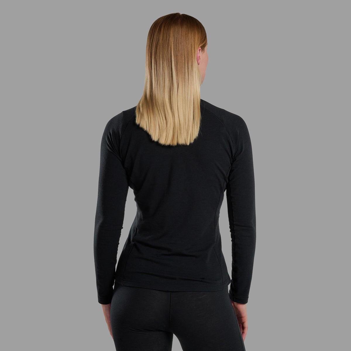 Montane Malli Long Sleeve Merino T-Shirt - Women's — on model, back