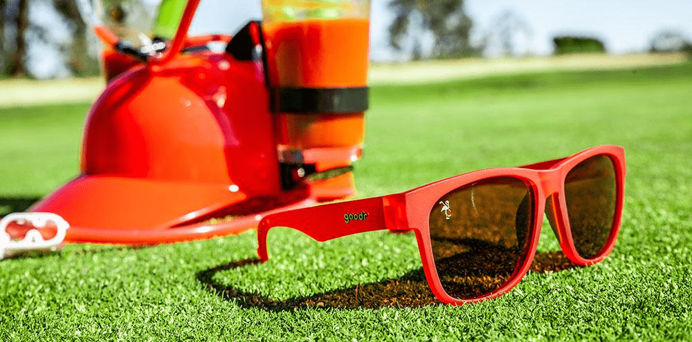 goodr BFG Grip It And Sip It sunglasses — lifestyle view