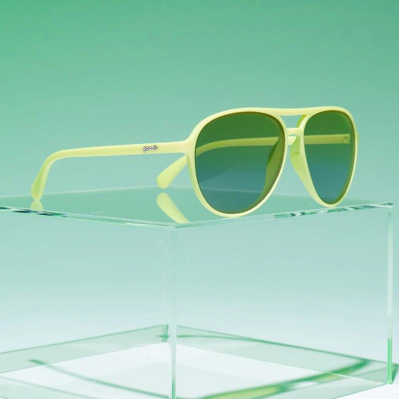 goodr Mach G Margs In First Class sunglasses — lifestyle view