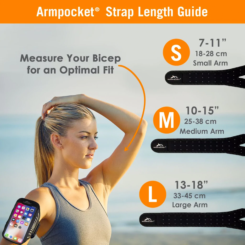 Armpocket X Running Armband for iPhone, Galaxy, Pixel & More