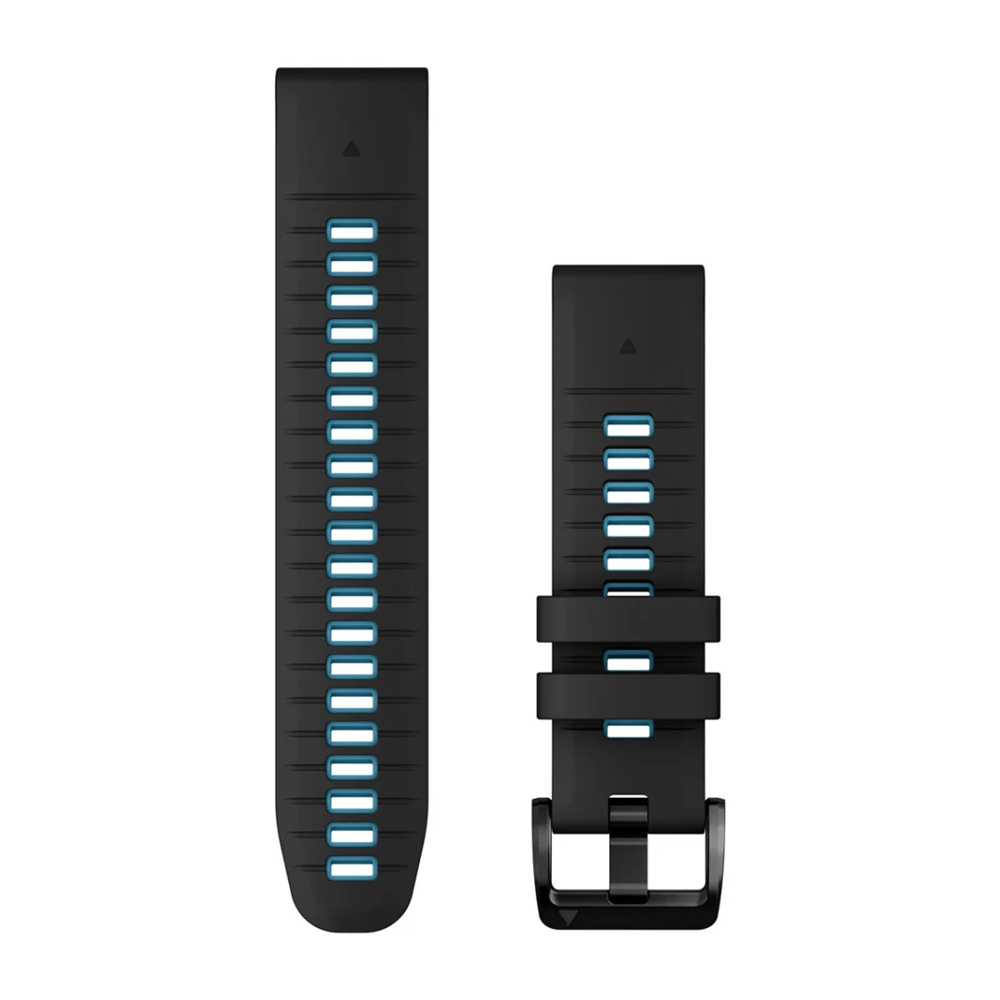 #Colour_Black/CIr Blue Silicone