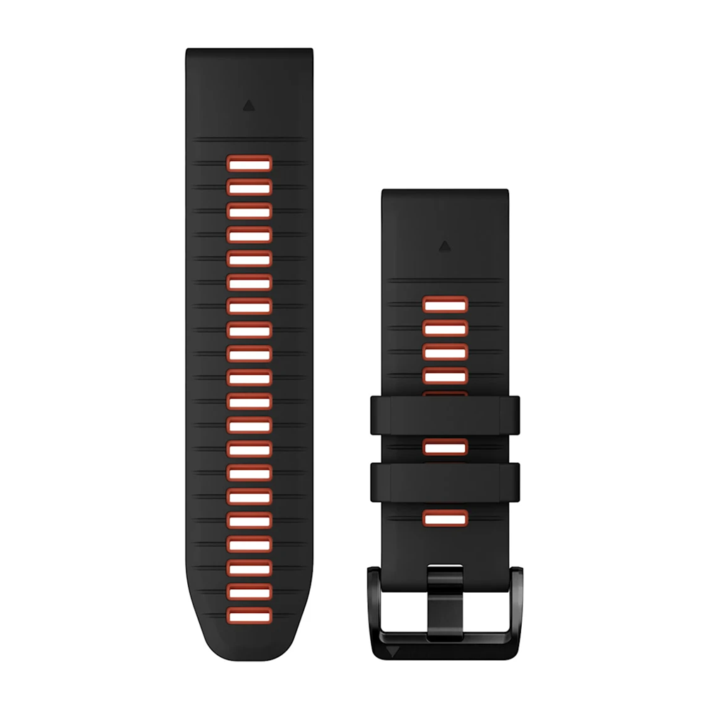 #Colour_Black/Flm Red Silicone