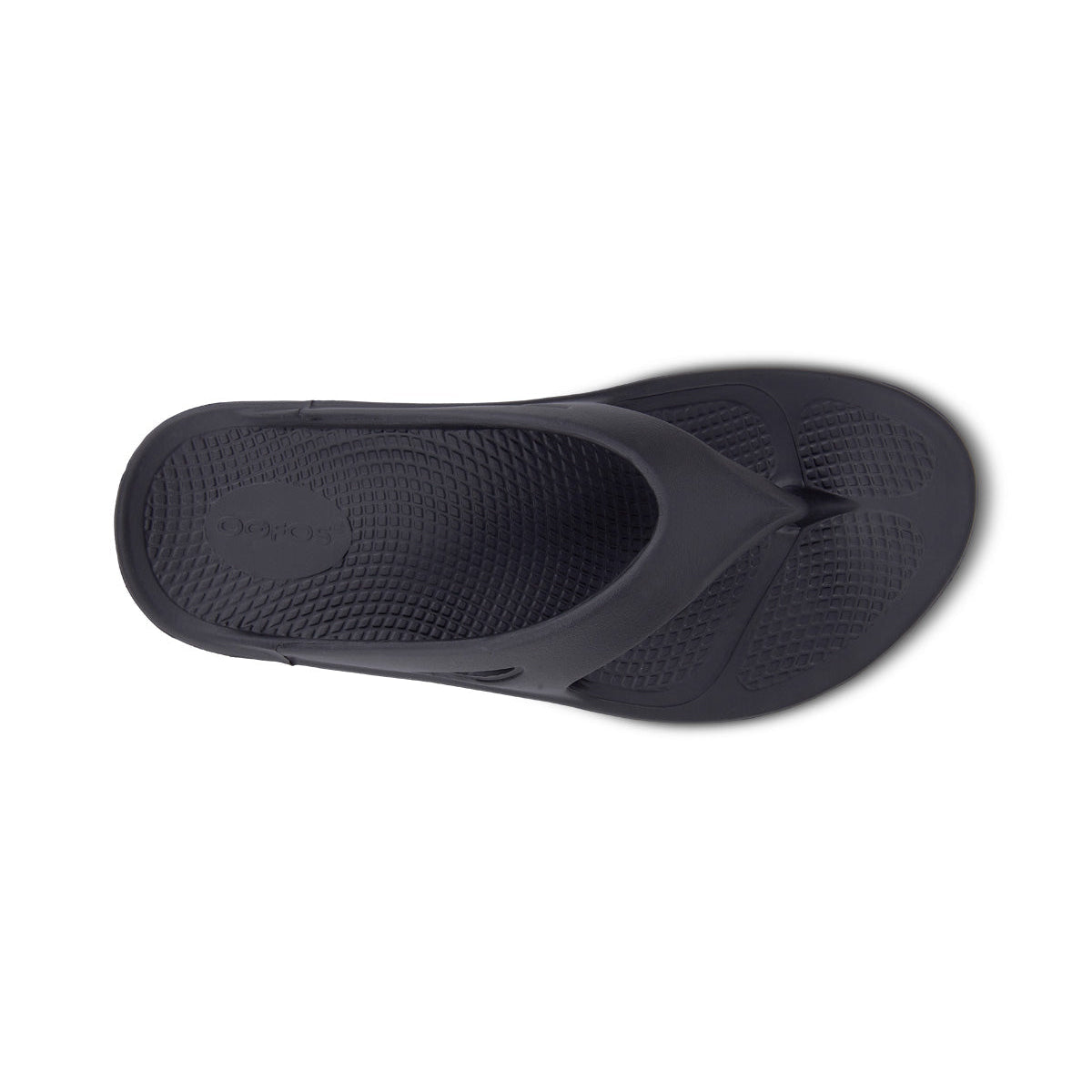 OOFOS OOriginal Jandal — Black, top view #Colour_Black