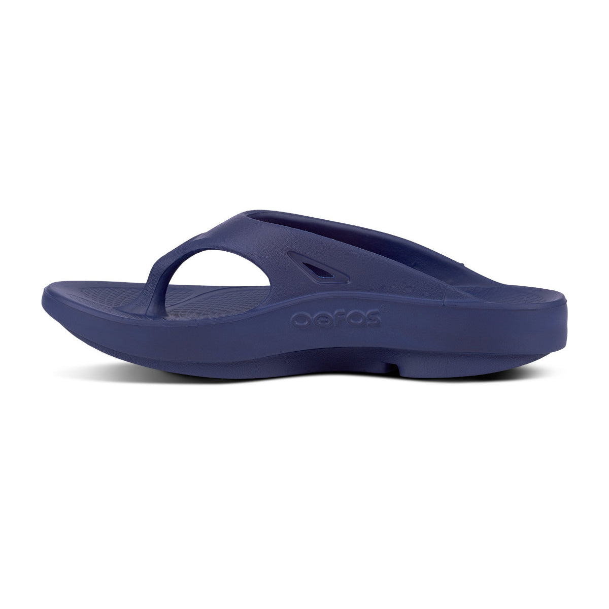 OOFOS OOriginal Jandal — Navy, medial view #Colour_Navy