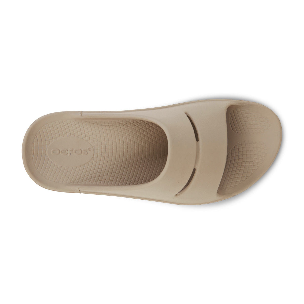OOFOS OOahh Slide — Nomad, top view #Colour_Nomad