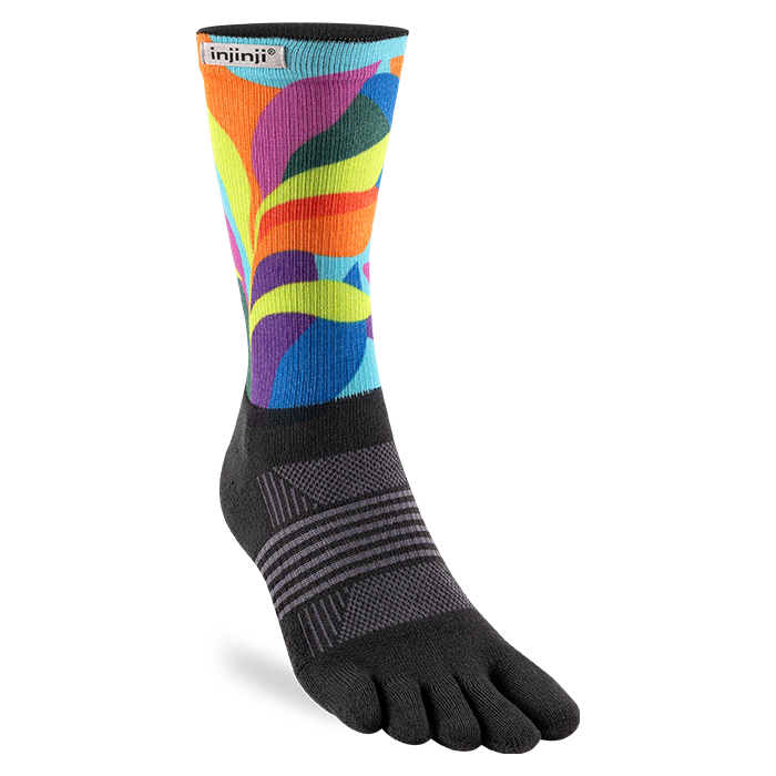 Injinji Spectrum Trail Women's Midweight Crew — Verdure