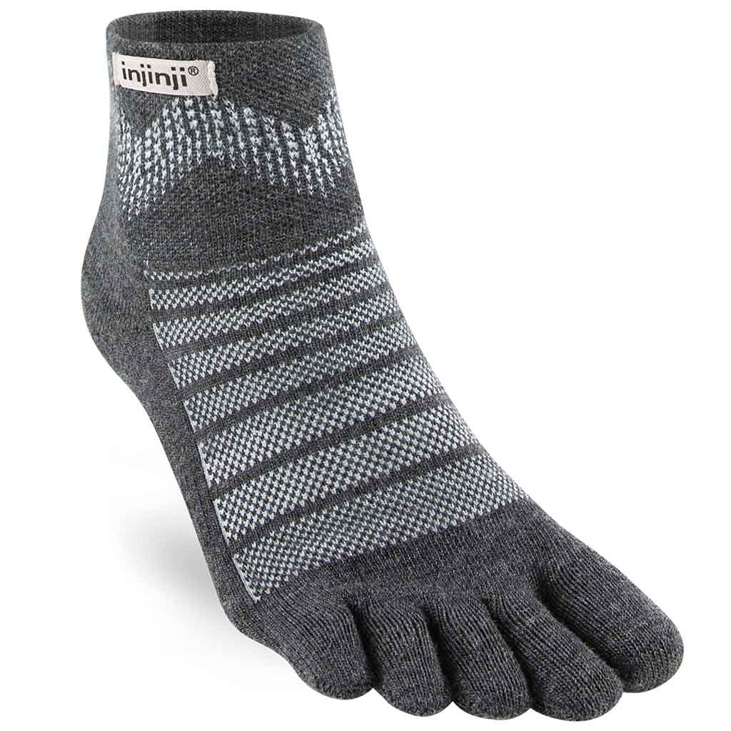 Injinji OUTDOOR Midweight Mini-Crew — Slate