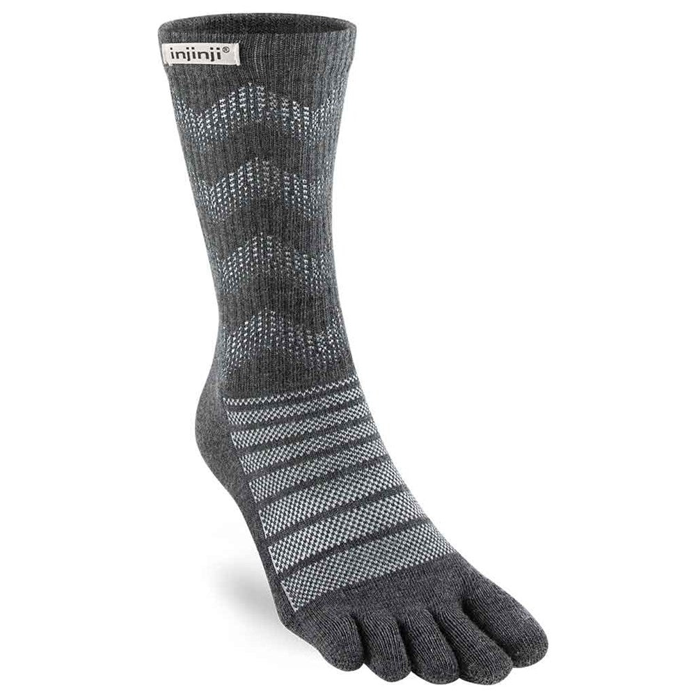 Injinji OUTDOOR Midweight Crew Wool — Slate