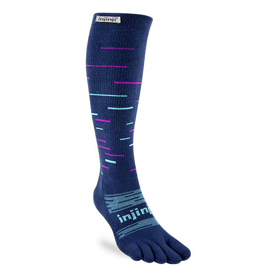 Injinji Snow Midweight Over the Calf — Twilight