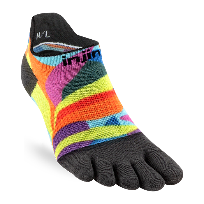Injinji Spectrum Women's Run Lightweight No-Show — Verdure