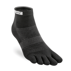 Injinji RUN Lightweight Mini-Crew — Black