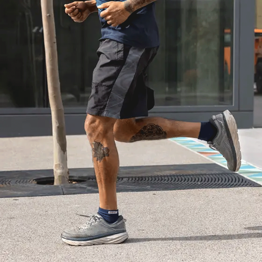 Injinji RUN Original Weight Mini-Crew — Navy