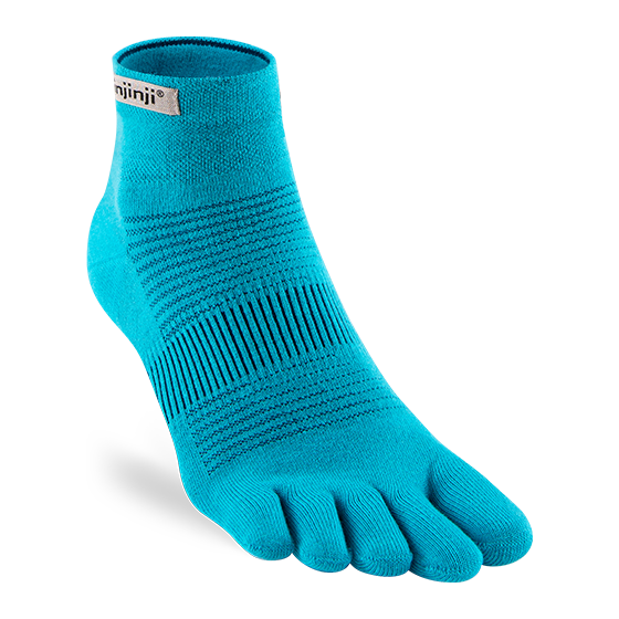 Injinji RUN Lightweight Mini-Crew — Pacific Blue