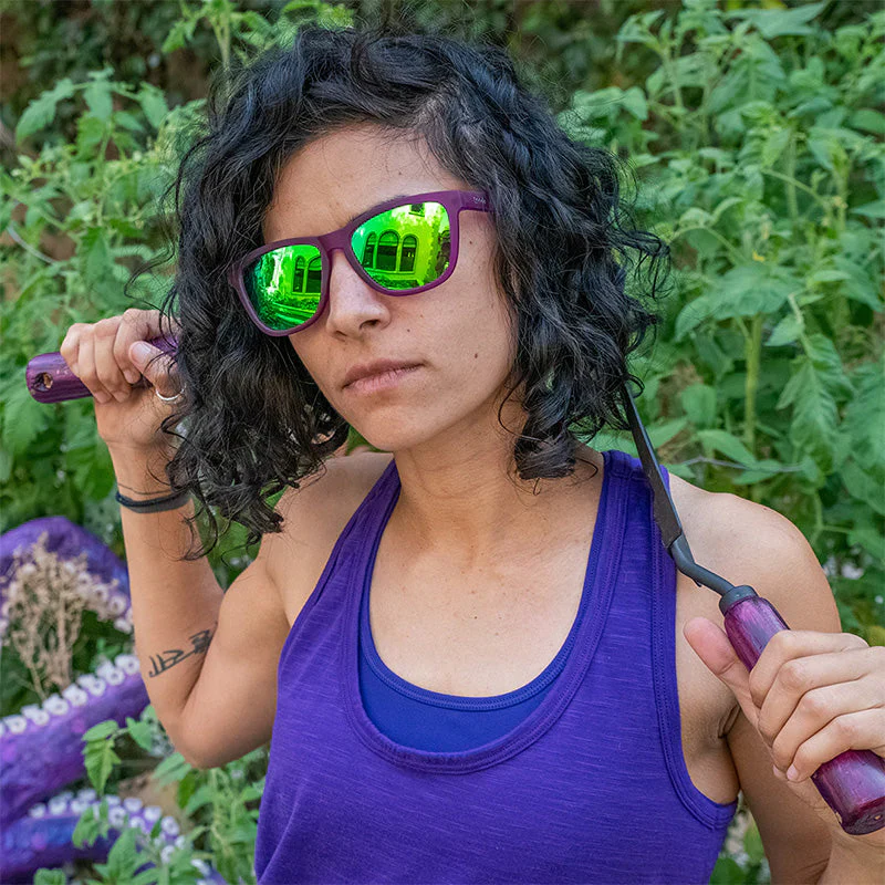 goodr OG Gardening With A Kraken sunglasses — lifestyle view