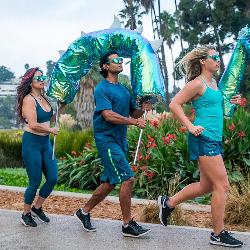 goodr OG Nessy's Midnight Orgy sunglasses — lifestyle view