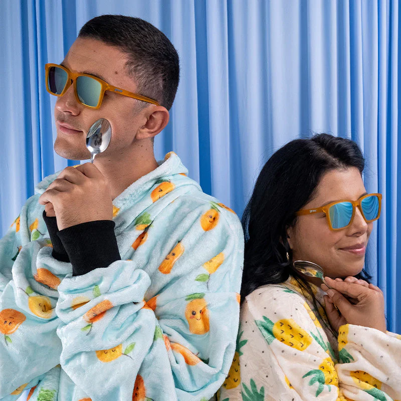 goodr LFG Never The Big Spoon sunglasses — lifestyle view