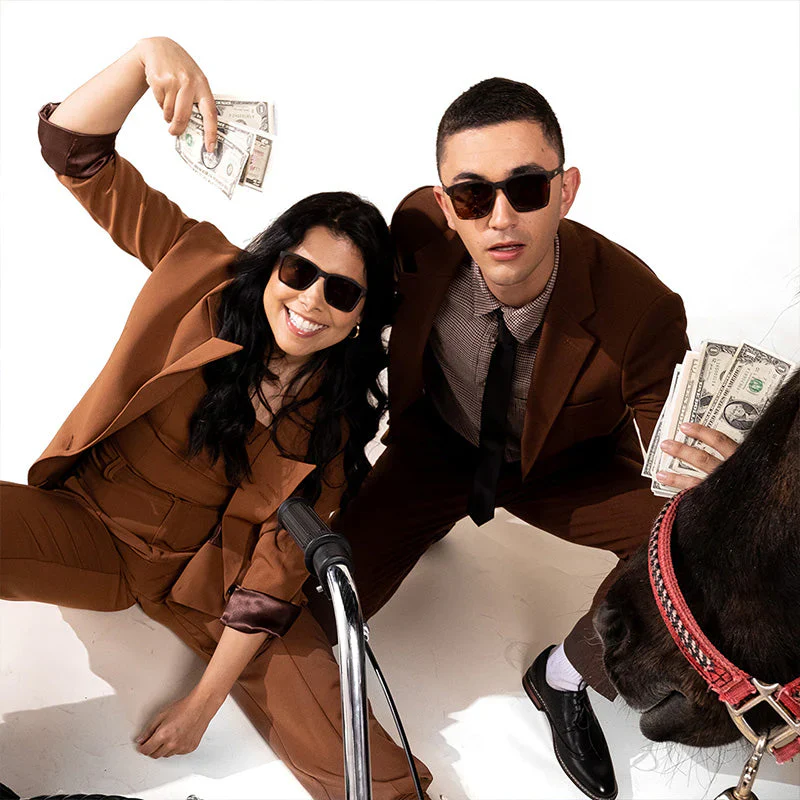 goodr LFG Smaller Is Baller sunglasses — lifestyle view