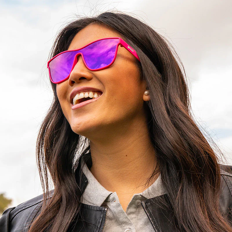 goodr VRG See You At The Party, Richter! sunglasses — lifestyle view
