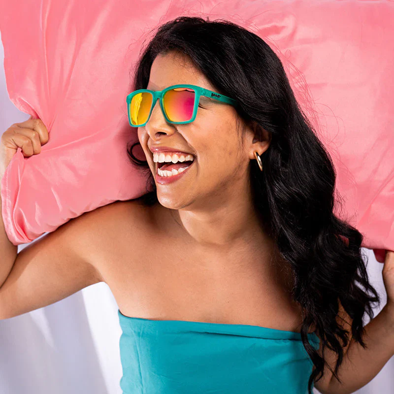 goodr LFG Short With Benefits sunglasses — lifestyle view