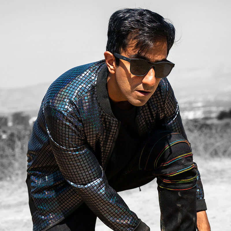 goodr VRG The Future is Void sunglasses — lifestyle view