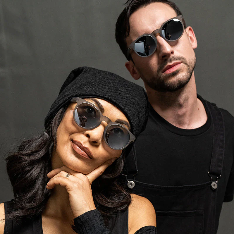 goodr Circle G They Were Out Of Black sunglasses — lifestyle view