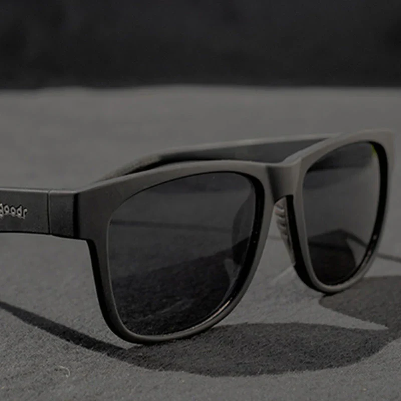 goodr BFG Hooked On Onyx sunglasses — packaging