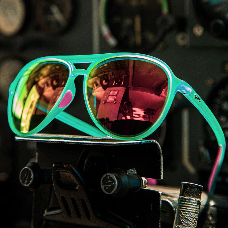 goodr Mach G Kitty Hawkers' Ray Blockers sunglasses — packaging