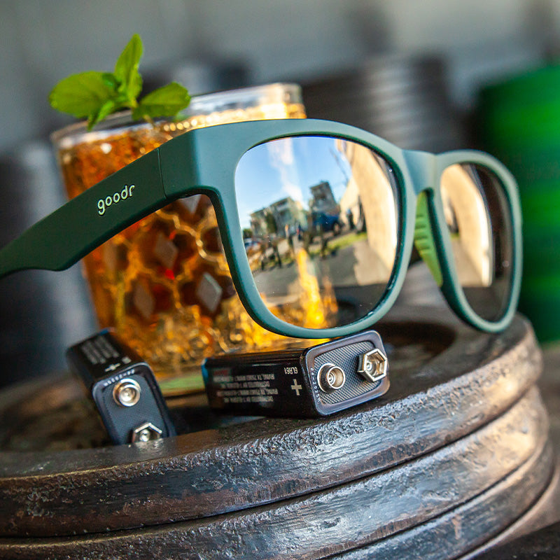 goodr BFG Mint Julep Electroshocks sunglasses — packaging