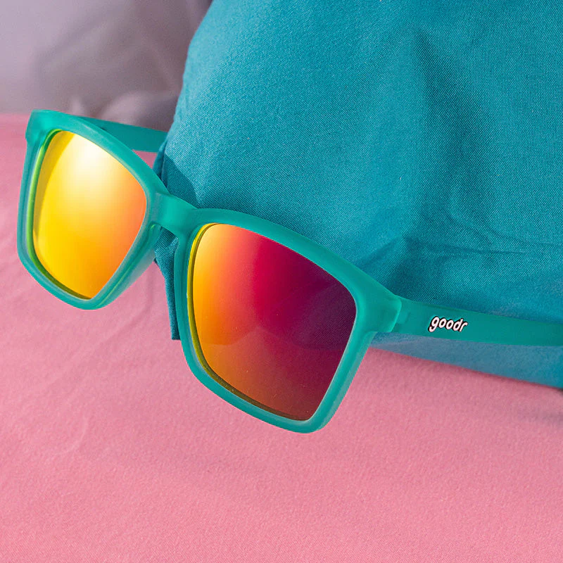 goodr LFG Short With Benefits sunglasses — packaging