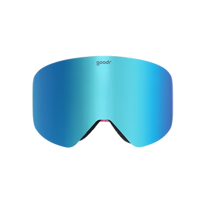 goodr Snow G goggles, Bunny Slope Dropout, pink